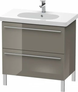 XL651608989 X-Large Тумбочка напольная Фланелево-серый глянцевый лак