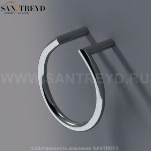 Agape O.L.C. Полотенцедержатель кольцевой 19 см хромированный AOLC0817S