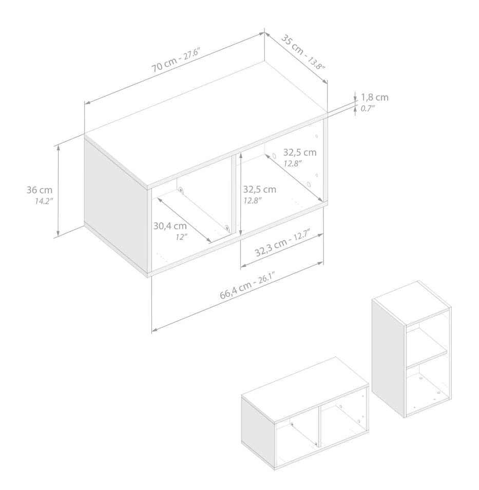 Модульная оборудованная стена установленная стеной в меламинированном Mobili Fiver IACOPO ARCH-00070420 - Вид №76