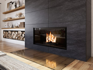 Стальной дровяной камин