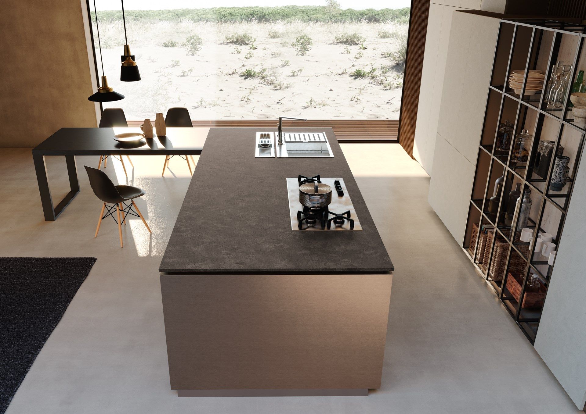 Кухня с островом Floritelli Cucine ARCH-00115690 - Вид №1