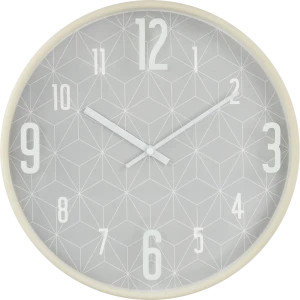 Часы настенные «Графика» 31 см цвет серый