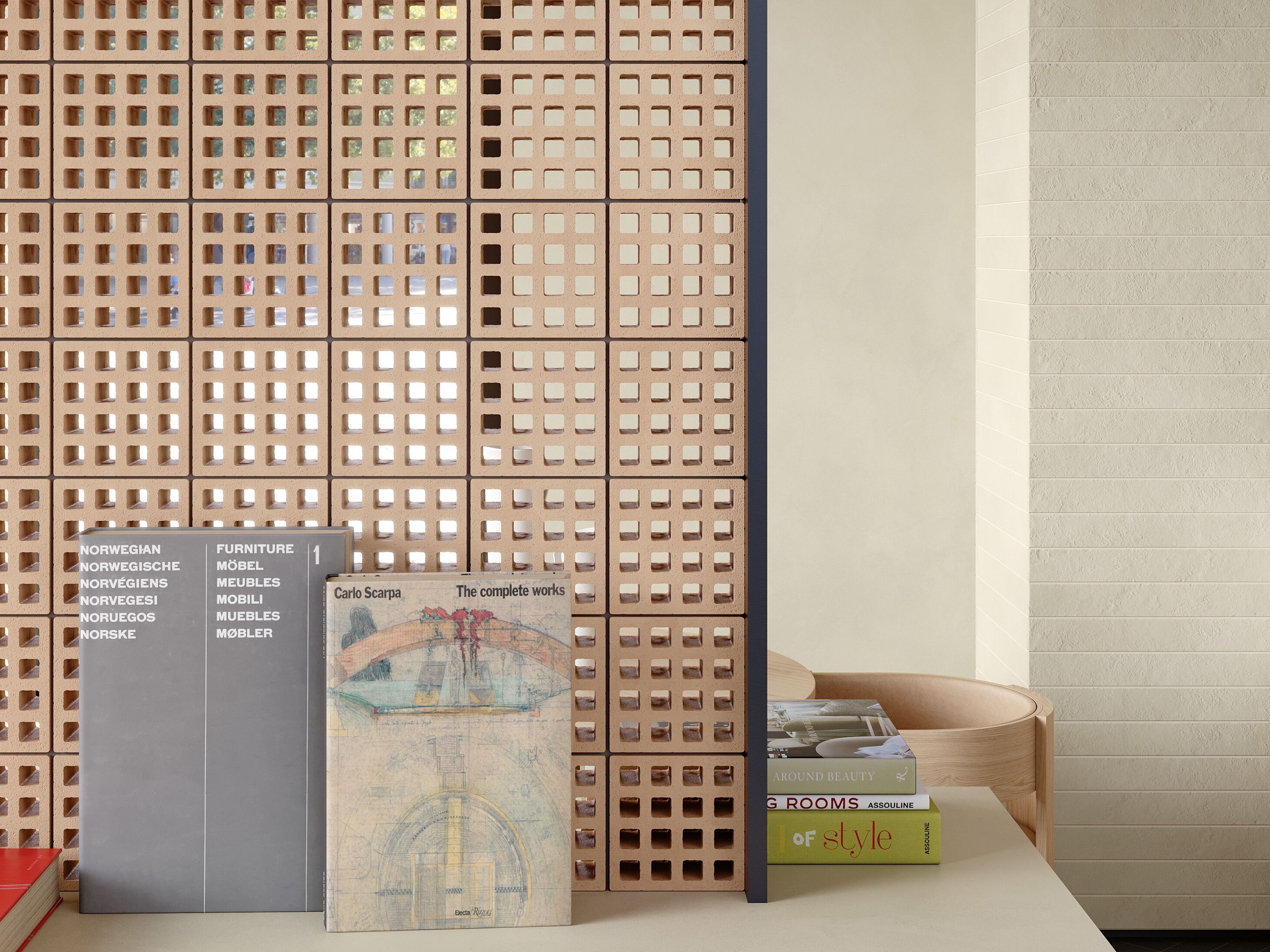 Модульная терракотовая перегородка Marca Corona Arialuce ARCH-00133709 - Вид №2