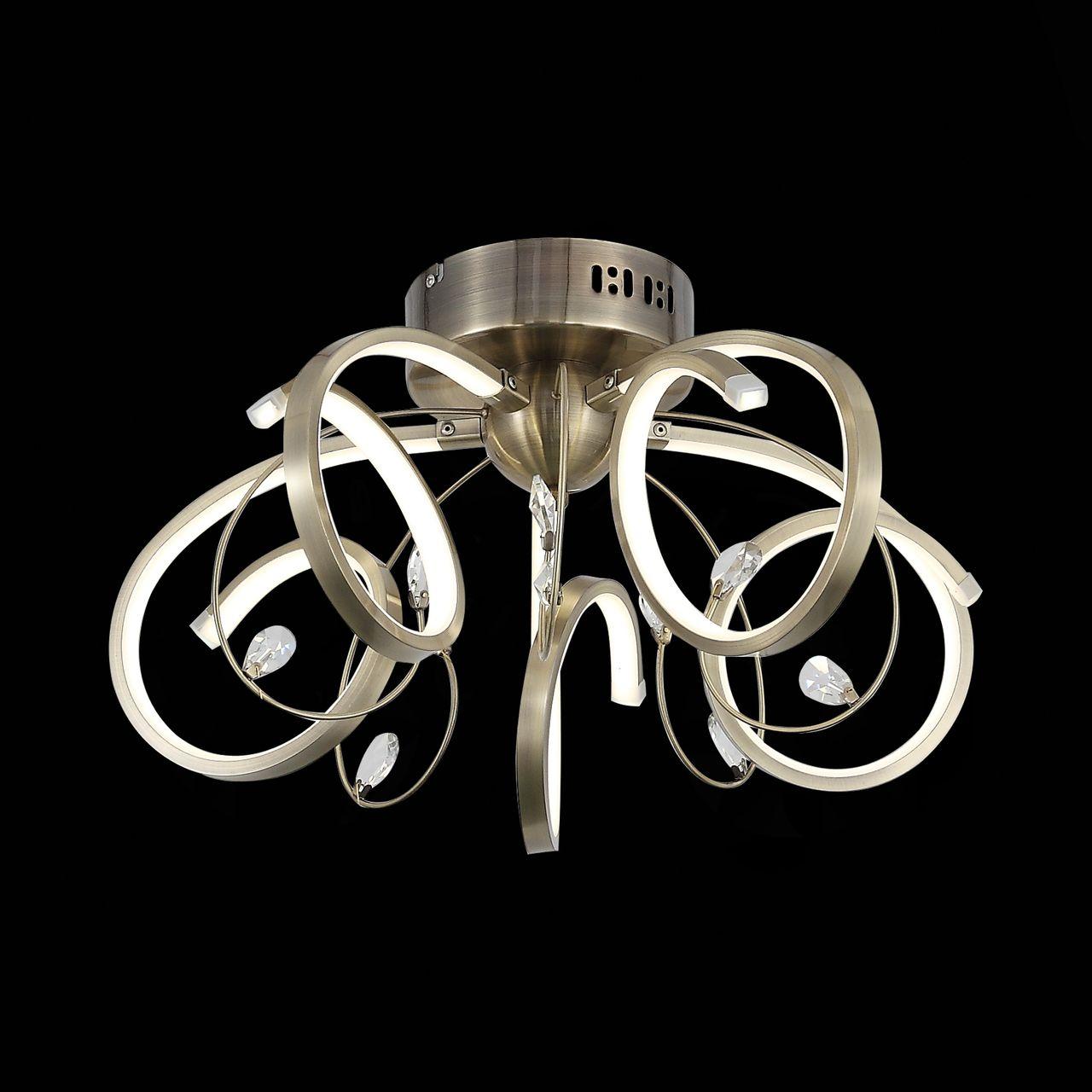 Потолочная светодиодная люстра ST Luce Mieleno SL399.302.05 ST LUCE MIELENO 279275 Бронза  - Вид №3