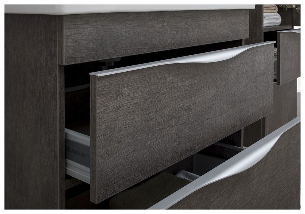 Тумба с раковиной Aquanet Эвора 70 дуб антик 0018300100182323 - Вид №6