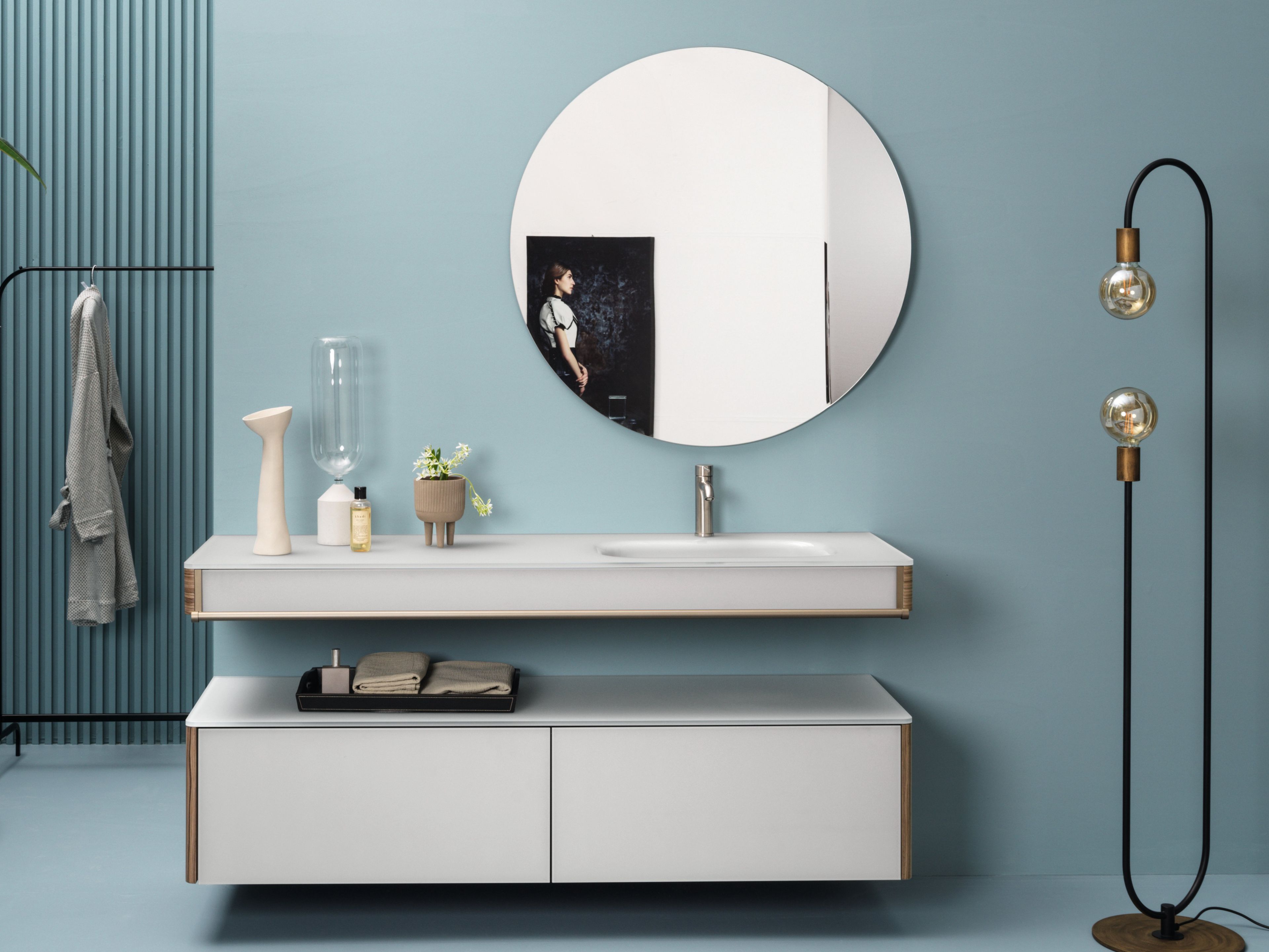 Секционный подвесной шкаф для ванной комнаты ARTELINEA Alexander ARCH-00049740