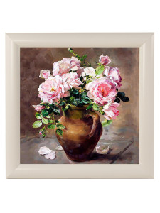 90620964 Картина в раме "Букеты. кувшин" 23x23 см STLM-0311358 ELENADECOR