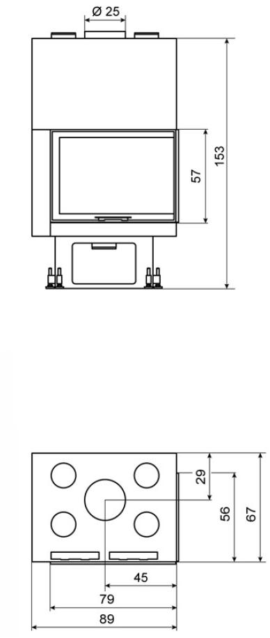 RÜEGG Угловой стальной дровяной камин с панорамным остеклением Classic line sun-id-1401982 - Вид №37