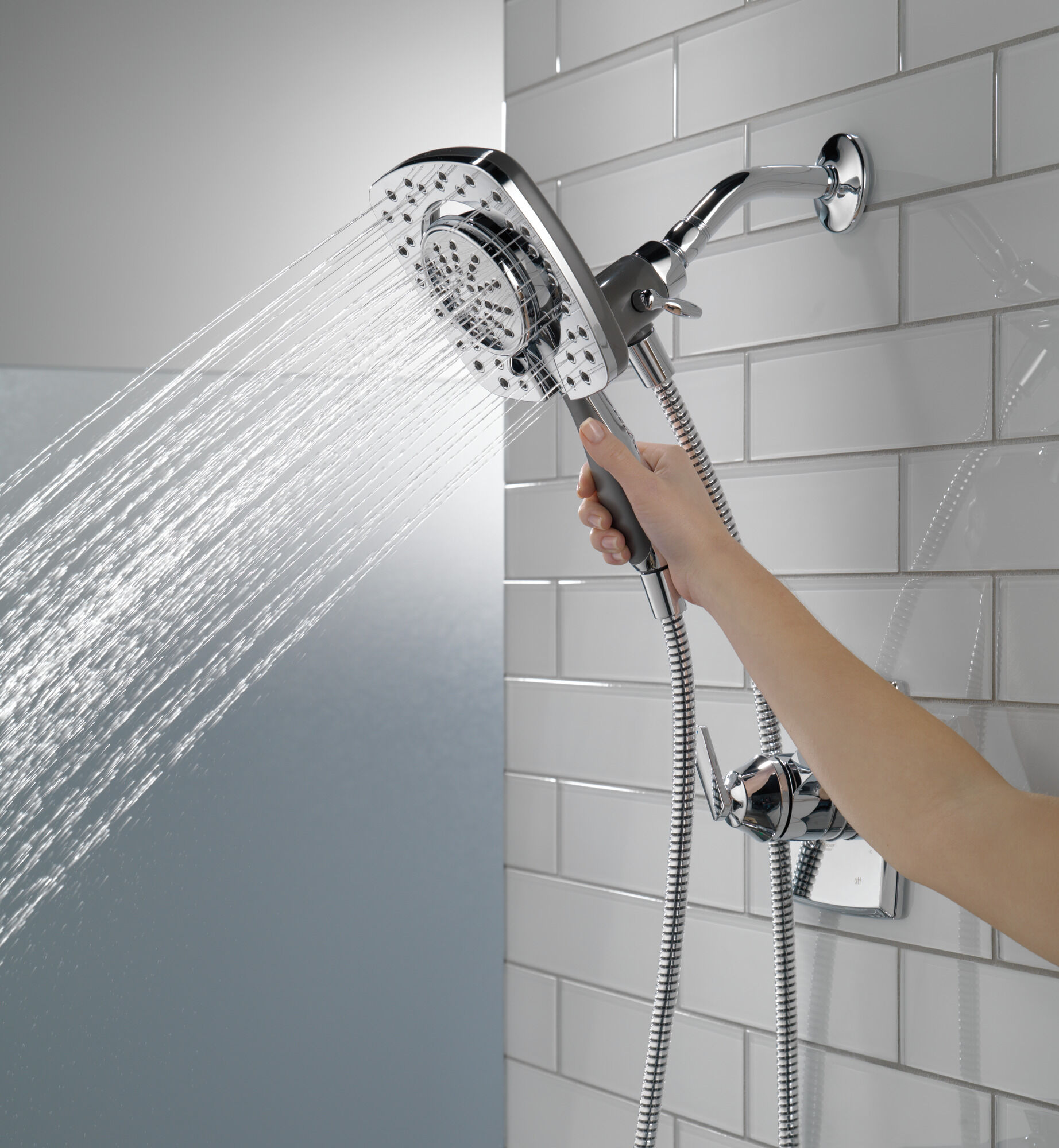 T17264-I Облицовка для душа Monitor® серии 17 с In2ition® Delta Faucet Ashlyn Хром  - Вид №14