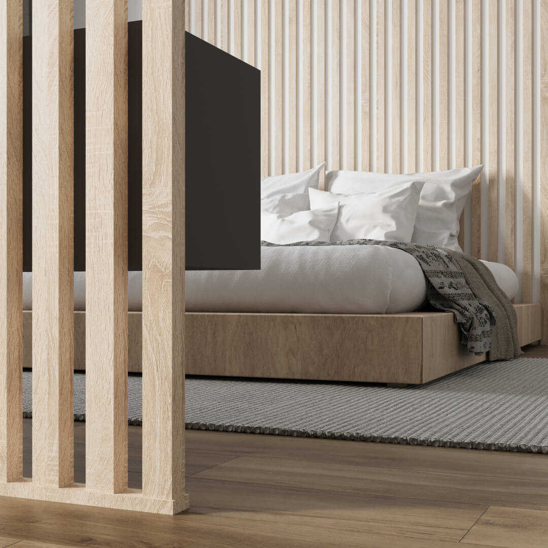 Интерьерная рейка МДФ Stella Бриона Light Дуб Сонома 16*40*900 (уп.8шт.) STSR-790 - Вид №7