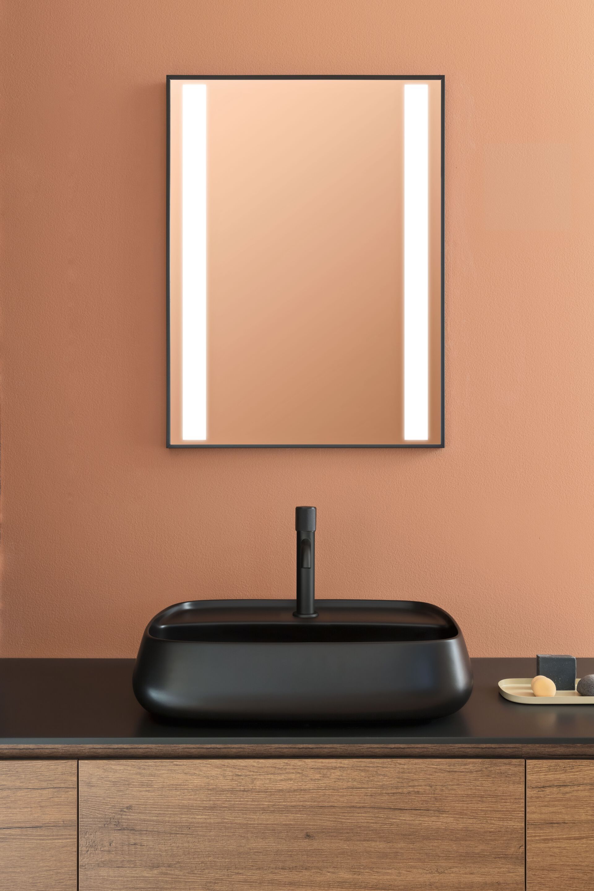 Подвесной умывальник из термо текстурированного и лакированного металла ARBLU Dress System ARCH-00139601 - Вид №3