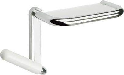 802.03.W110R Зеркальная полка белого цвета для сплошных зеркал HEWI Serie 802 LifeSystem 