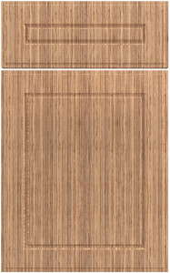 Фасады для кухни Классика Фрезеровка «Петергоф» Зебрано светлое №125