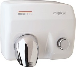 E88 Кнопочная сушилка для рук Saniflow mediclinics 