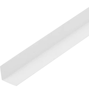 Уголок ПВХ 10x10x1x1000 мм, цвет белый