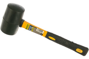 15595629 Резиновая черная киянка с фибергласовой ручкой 450г PROFESSIONAL 2054-65 STAYER