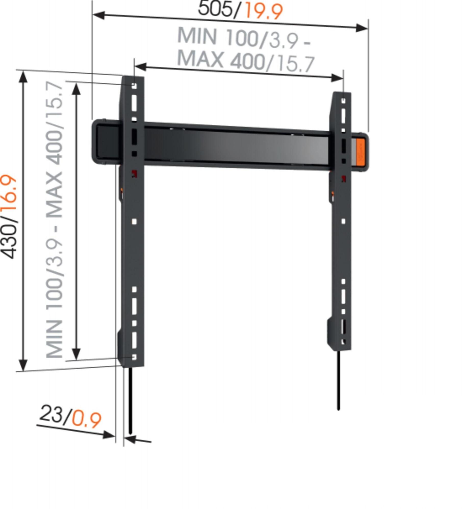 Vogel's - Exhibo Стационарный настенный монитор / подставка под телевизор Wall sun-id-1479837 - Вид №11