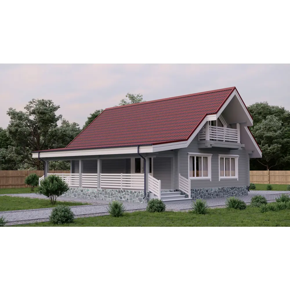 Черепица Ондулин DIY 3x820х1950 мм красный ONDULINE STLM-2032763 - Вид №4