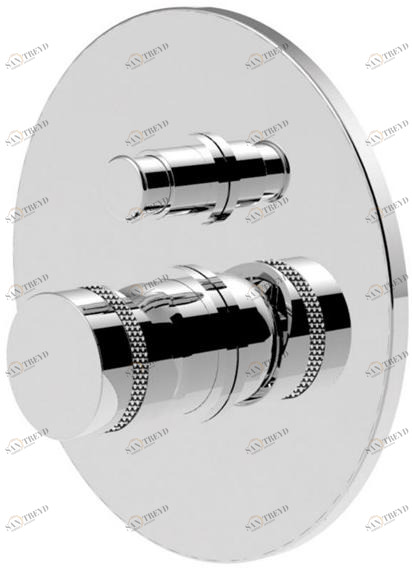 Rubinetteria Giulini Встраиваемый однорычажный смеситель для душа с переключателем Deluxe - myring Fmr0013dl
