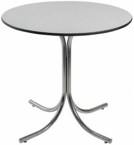 2594 Стол Rozana UltraThin D80 Белый R-HOME