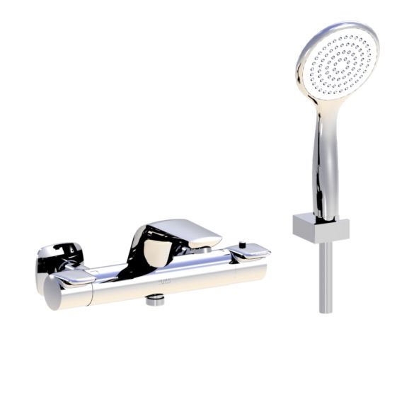 48714 Настенный термостатический смеситель для ванны / душа HORUS Range Naja 