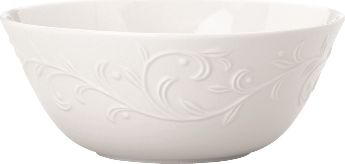 10525094 Lenox Салатник круглый Lenox "Чистый опал, рельеф" 26,5см Фарфор 