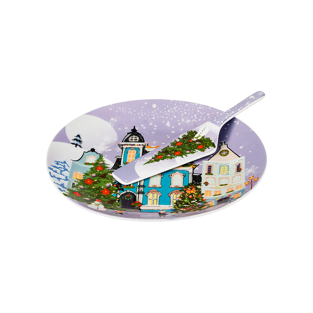 356-294 Посуда керамическая Тортовница с лопаткой Lefard 