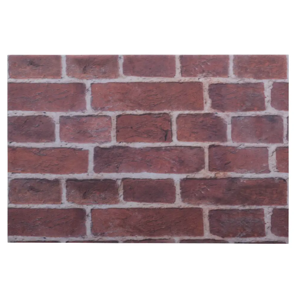 Панель полиэстеровая 9мм 600х400 мм цвет красный кирпич РСП STLM-2032071