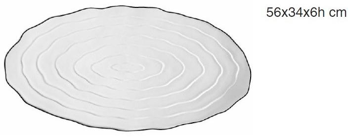 Fos Ceramiche Центральное украшение из фарфора Antithesis oro e platino Ct.cf-2001 - Вид №1