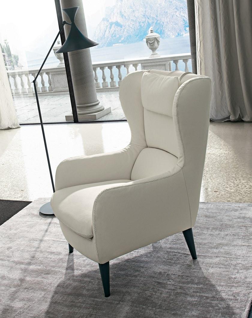 Colombini Casa Кожаное кресло Bergere sun-id-1450655 - Вид №1