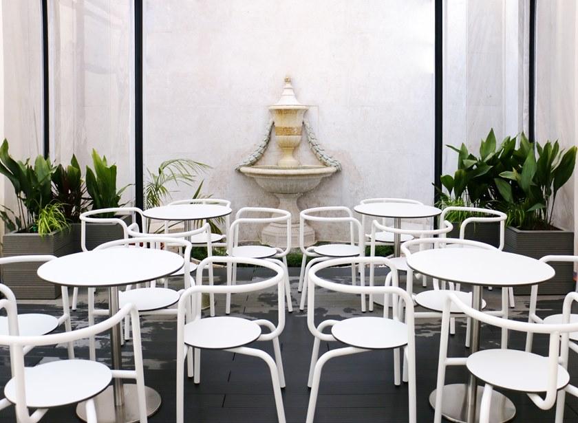 Branca Lisboa Штабелируемый стул из окрашенного металла sun-id-1418194 - Вид №13