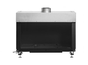 Газовый закрытый камин