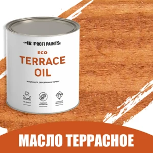 91314533 Масло для дерева износостойкое Profipaints Eco Terrace Oil 2.7 л Янтарь STLM-0853206