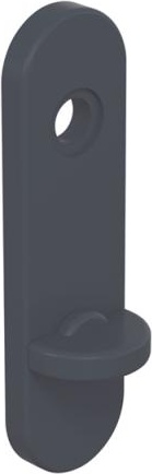 230.21PBRNR Короткая пластина для унитаза (р-техник) HEWI System 162 | Polyamid 