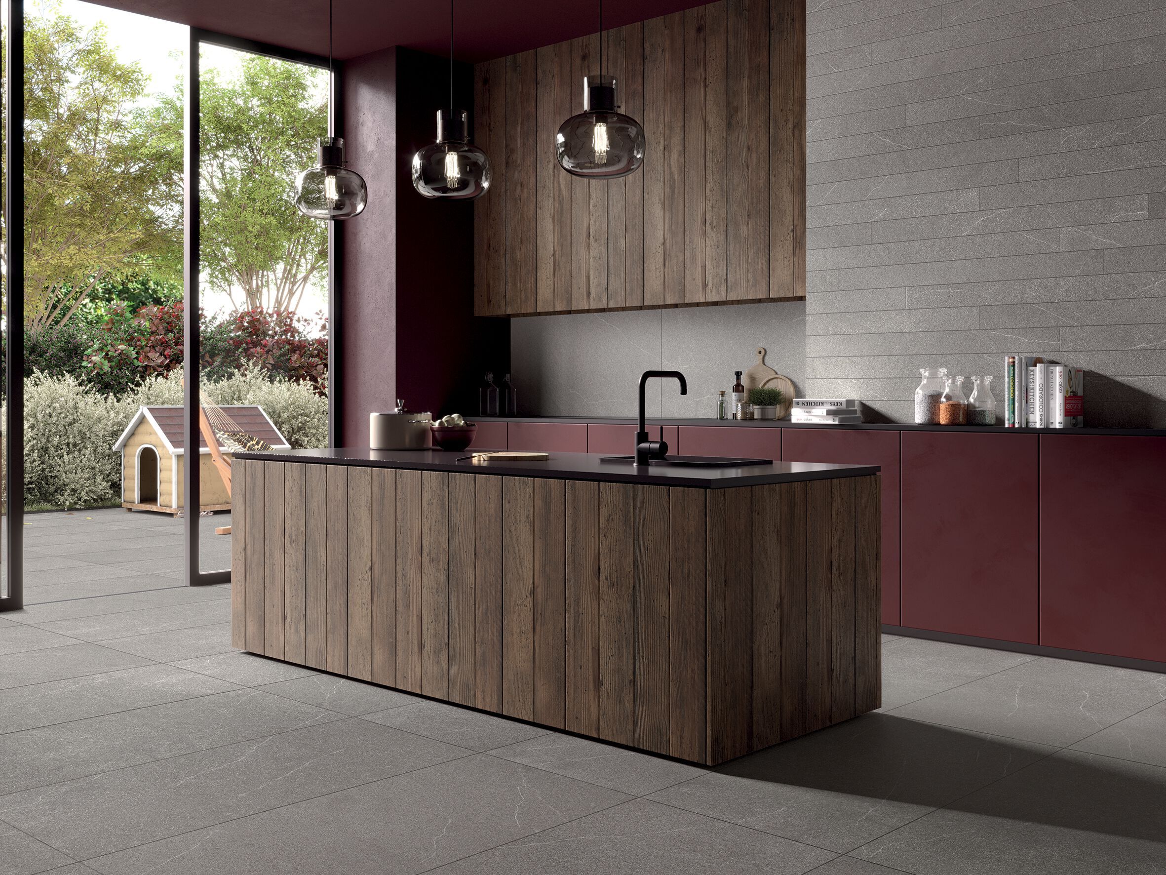 Пол / керамогранит с эффектом цемента MARINER Limeblend ARCH-00075048