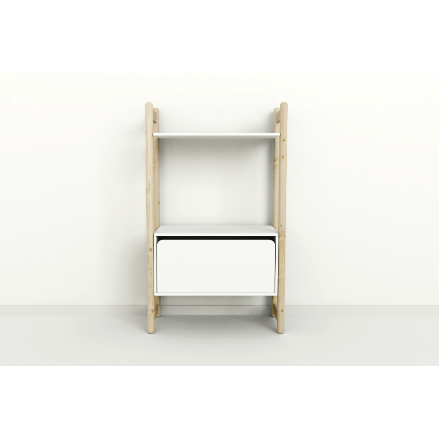 Гарнитур Midi В, 1 полка и 1 ящик-органайзер, лакированный Flexa 812630380 - Вид №1