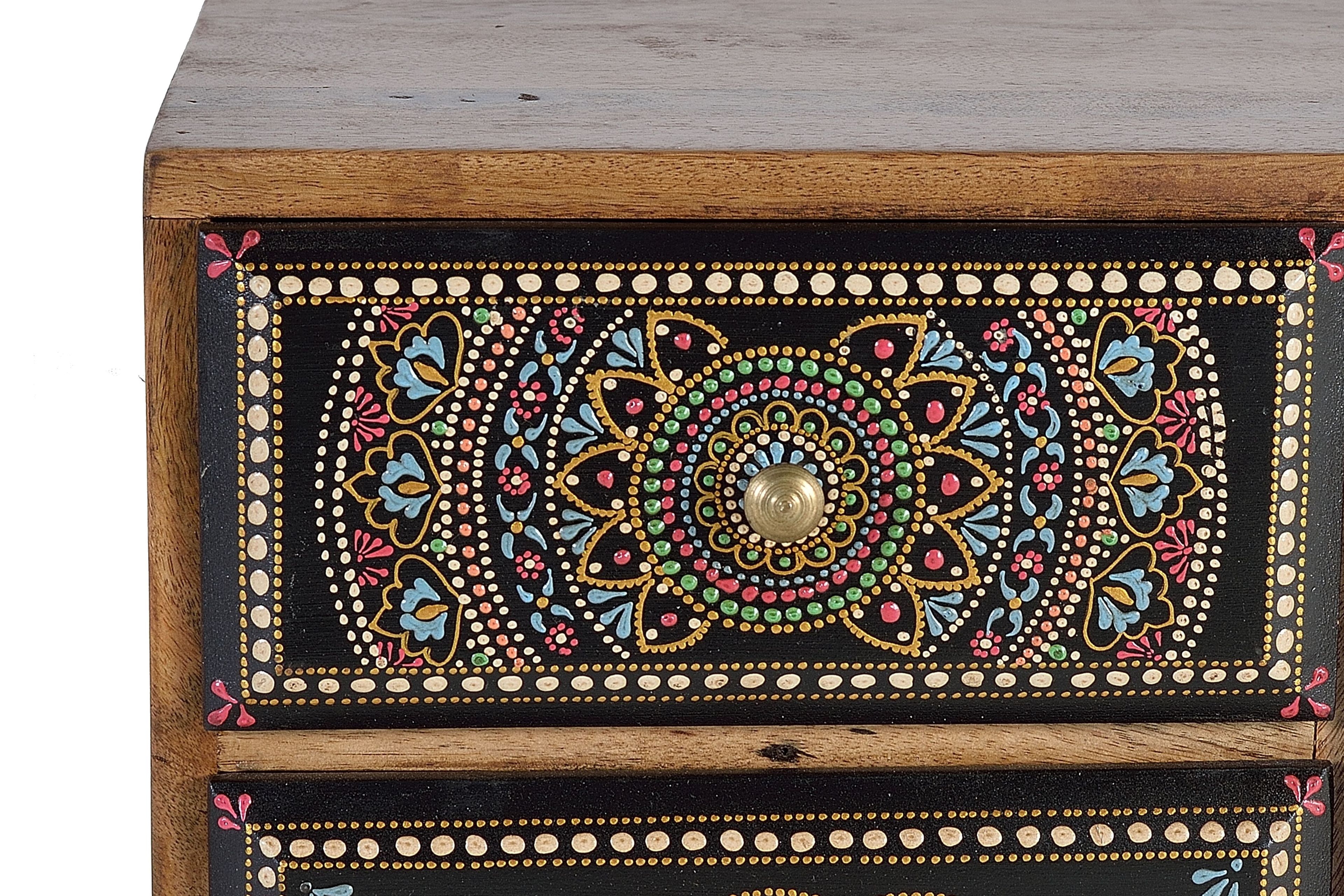 Прямоугольная тумбочка из манго с ящиками Giner y Colomer 1374 ARCH-00079888 - Вид №4