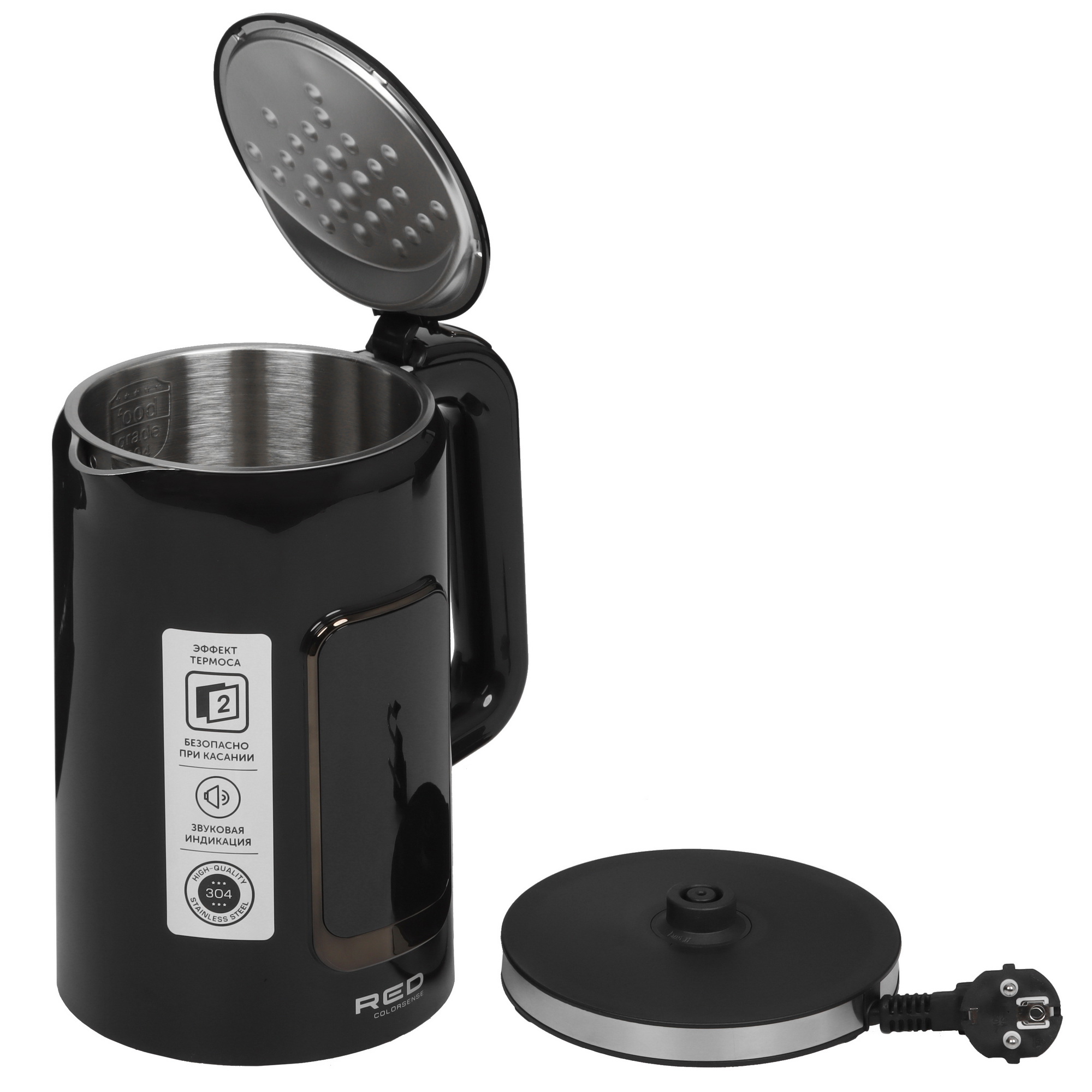 9092991 Электрочайник RED COLORSENSE AM120D черный RED SOLUTION STDN-0019418 - Вид №5