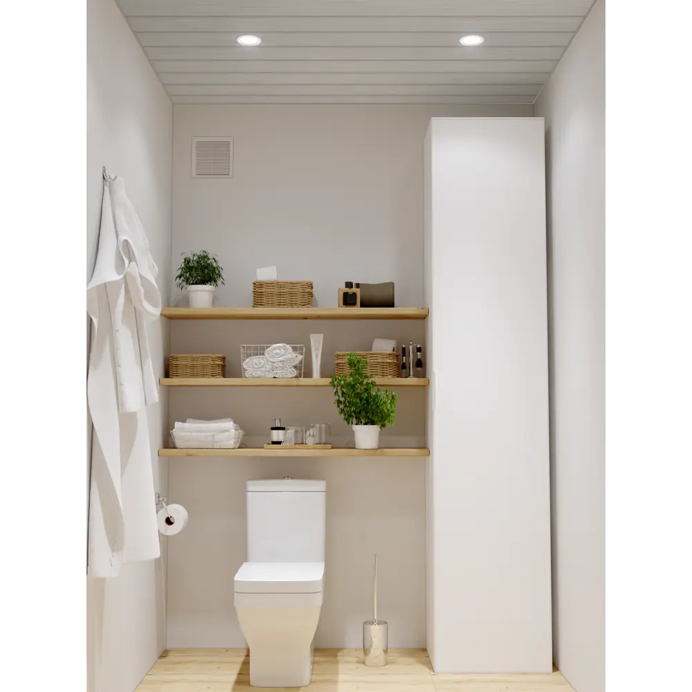 Комплект потолка для ванной 1.72x1.7 м цвет металлик/хром БАРД STLM-2034761