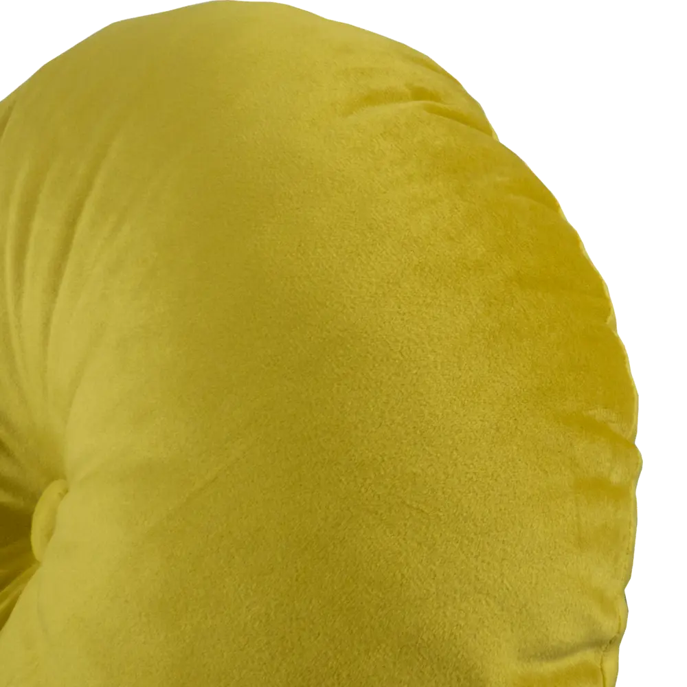 Подушка круглая Ø45 см цвет жёлтый LINEN WAY STLM-2092212 - Вид №2
