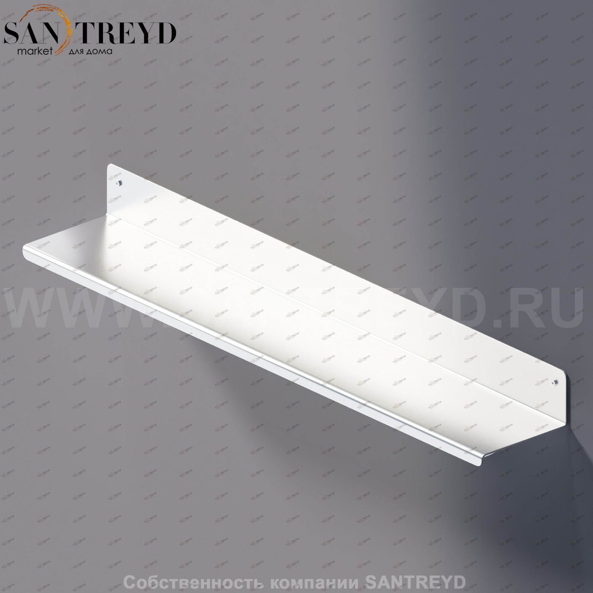 Agape MACH 2 Полка 60 см хромированный сатин AMC20921SP