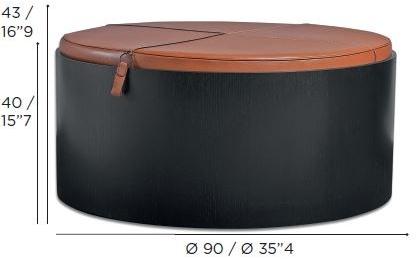 Wildspirit Пуф / журнальный столик из дерева со встроенным ящиком sun-id-1458688 - Вид №16