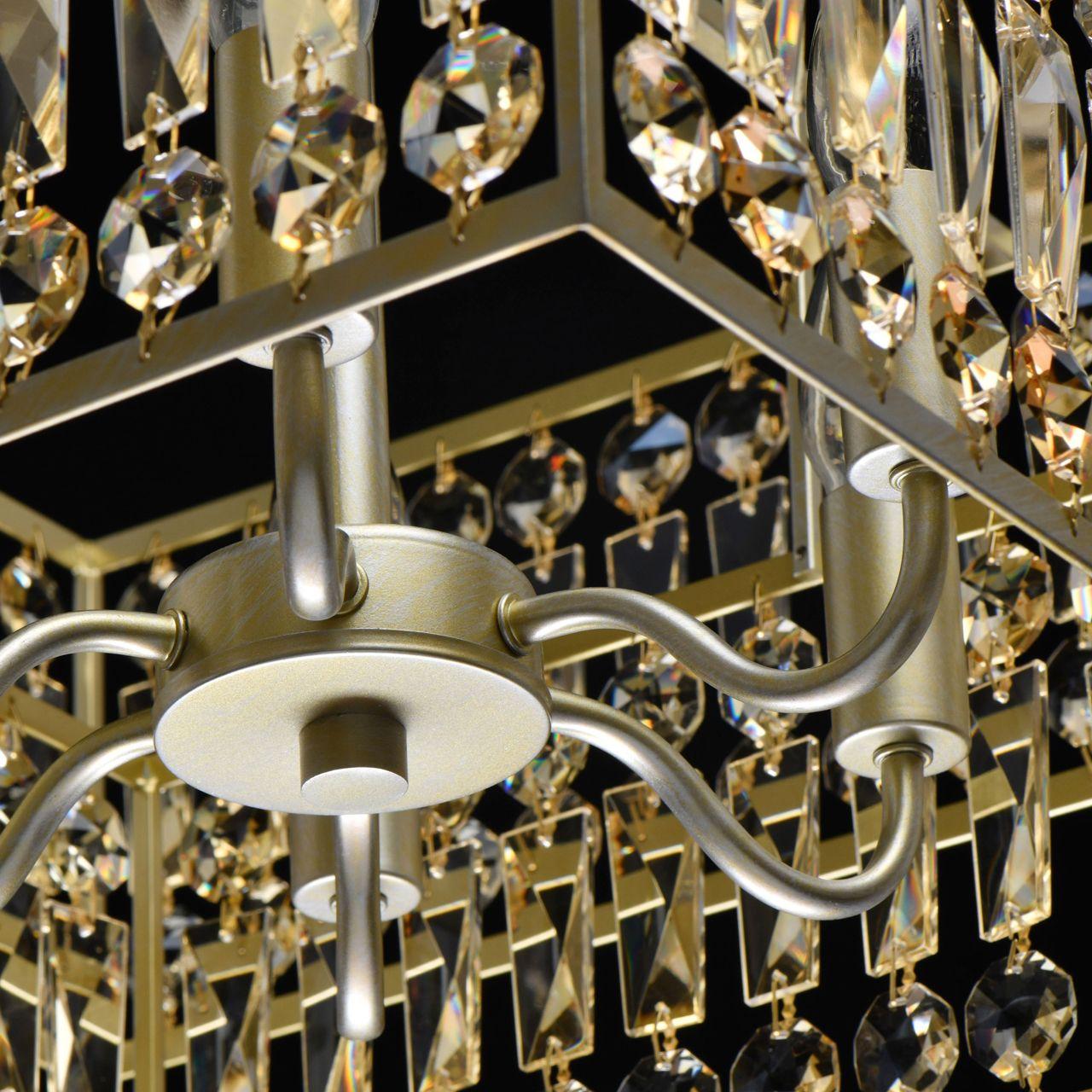 Потолочная люстра MW-Light Монарх 121012306 MW-LIGHT ДИЗАЙНЕРСКИЕ, МОНАРХ, ДВУХЪЯРУСНЫЕ 278931 Золотой  - Вид №3