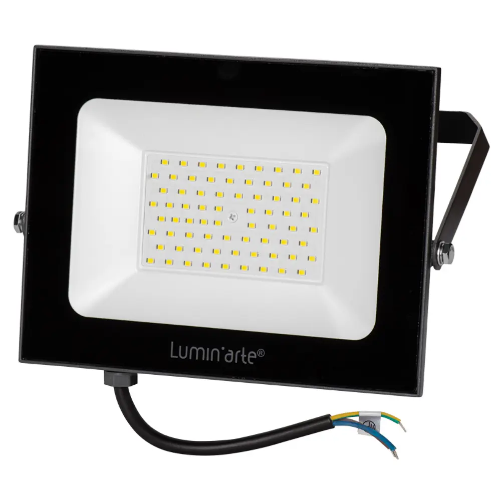 Прожектор светодиодный уличный Luminarte 100 Вт 5700K IP65 холодный белый свет LUMIN ARTE STLM-2179541