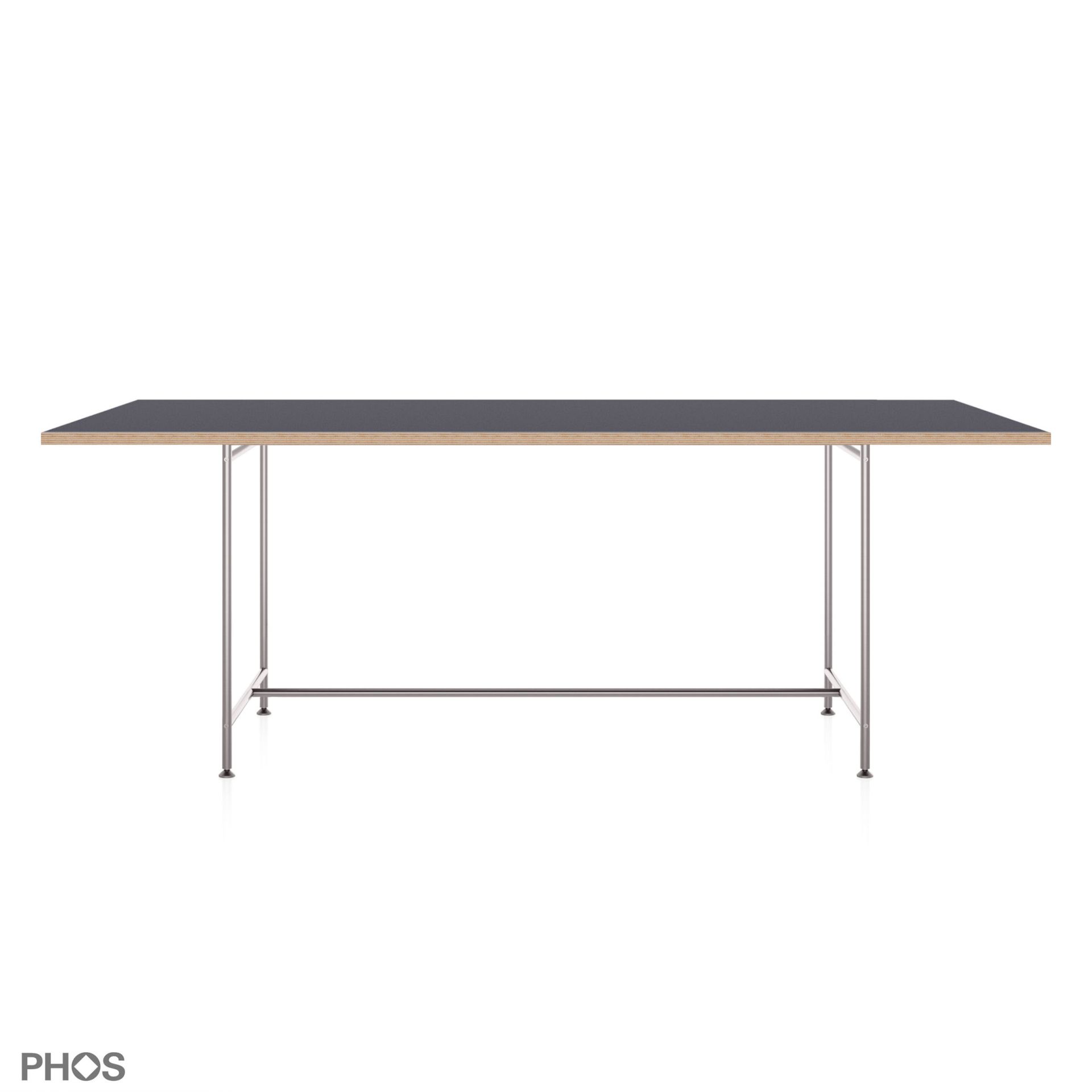 KATI-E1-200x90-L4178 Стол Карлсруэ - обеденный стол со столешницей из линолеума - 200 х 90 х 75 см. PHOS  - Вид №6