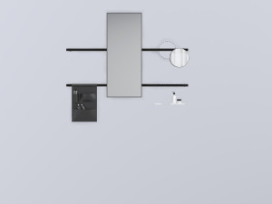 SWSTR-NM+SWSPR-CM+SWSPI-CM+SWM10-BI+SWM20-BI+SWSCR-NE прямоугольный стали cielo Siwa