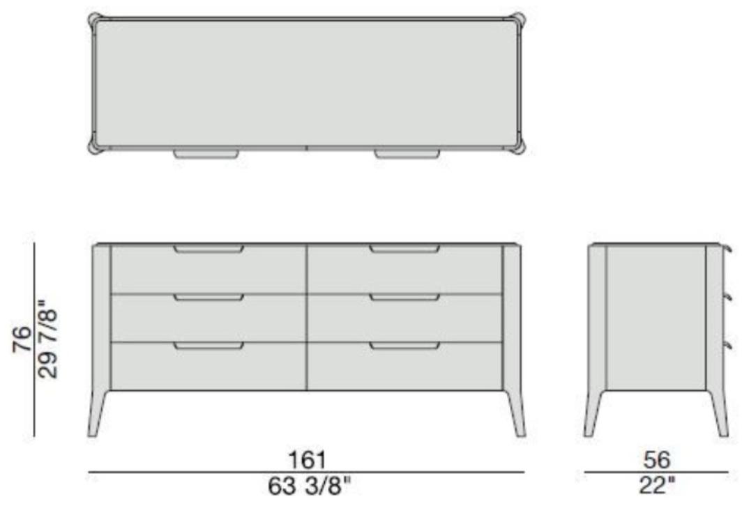 Porada Комод из ореха Eighteen sun-id-1415407 - Вид №2