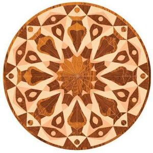 Художественный паркет Da Vinci Розетка 26-176 Дуб Селект (Гладкая) х1000диаметр мм.