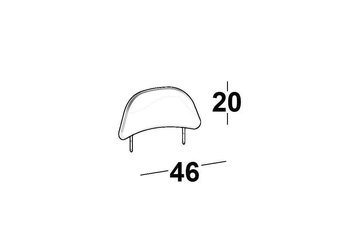 Тканевое кресло с подголовником Luxy LLounge ARCH-00066888 - Вид №2