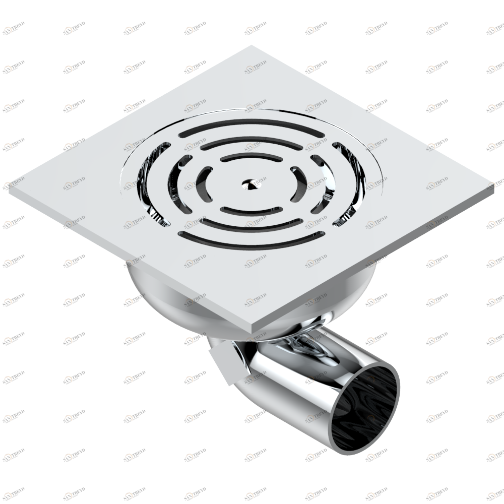 G00-7640/02 Трап квадратный с сифоном 140 мм x 140 мм Thg-paris прочие артикулы THG Хром G00-7640/02 CAT.A